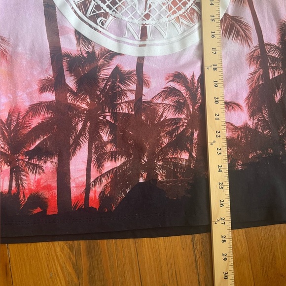 Balmain Men’s Graphic Print‎ Sunset Palms T-Shirt Size M Made In Portugal - Picture 16 of 16